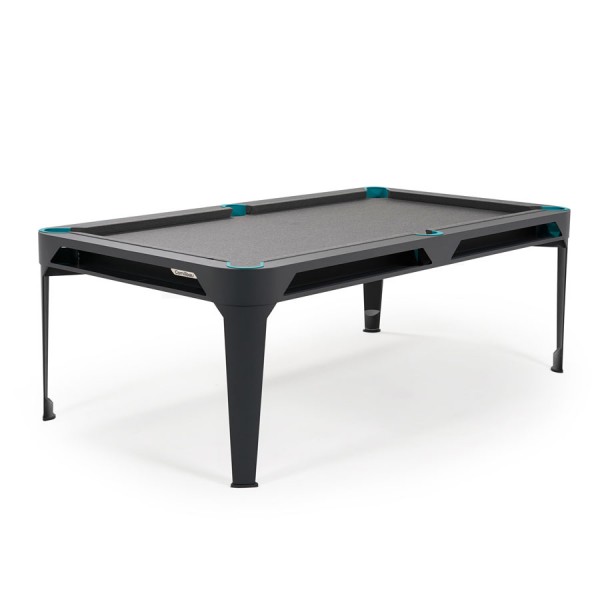 Biljard Hyphen črne barve z light grey podlogo