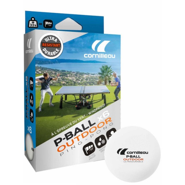 Plastične žogice Cornilleau P-BALL Outdoor