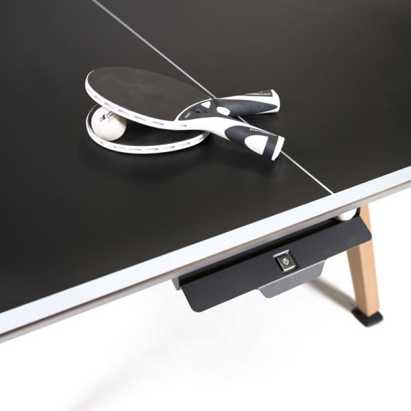 Namizno teniška zunanja miza Cornilleau Play-style Black s črtami - dobava 4 tedne