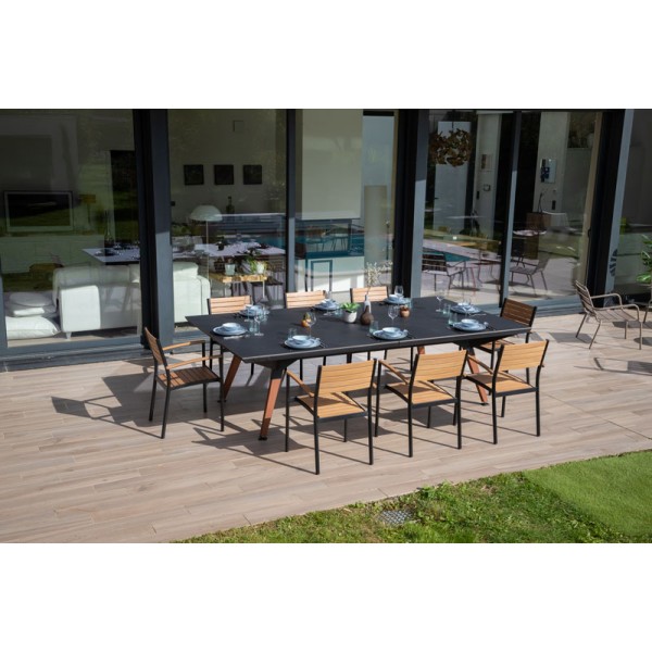 Namizno teniška zunanja miza Cornilleau Play-style Black Dark Stone - dobava 4 tedne