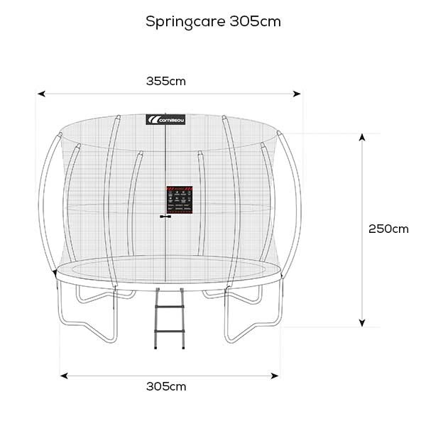 Cornilleau trampolin Springcare 305