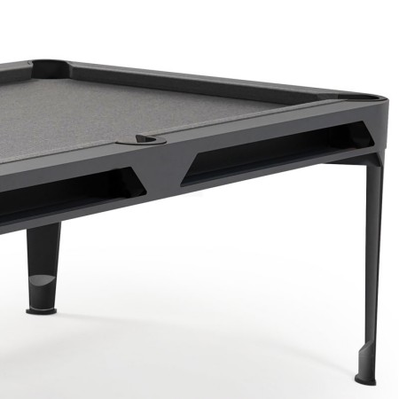 Biljard Hyphen črne barve z light grey podlogo