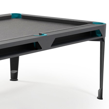 Biljard Hyphen črne barve z light grey podlogo