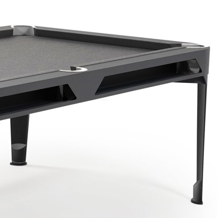 Biljard Hyphen črne barve z light grey podlogo