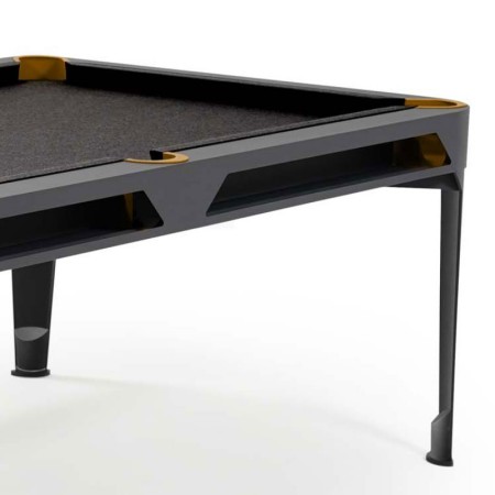 Biljard Hyphen črne barve z dark grey podlogo