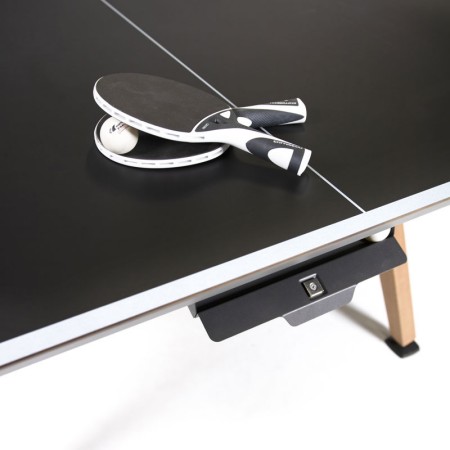 Namizno teniška zunanja miza Cornilleau Play-style Black s črtami - dobava 4 tedne