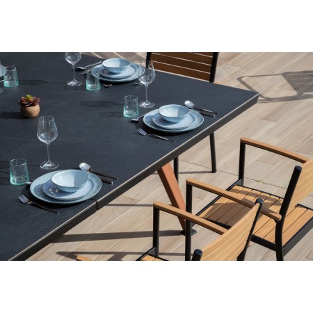 Namizno teniška zunanja miza Cornilleau Play-style Black Dark Stone - dobava 4 tedne