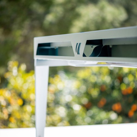 Biljard Hyphen bele barve z dark grey podlogo