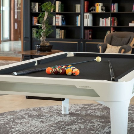 Biljard Hyphen bele barve z dark grey podlogo