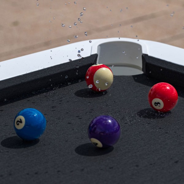 Biljard Hyphen bele barve z dark grey podlogo