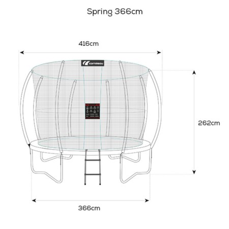 Cornilleau trampolin Spring 366