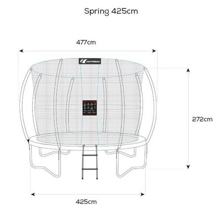 Cornilleau trampolin Spring 425