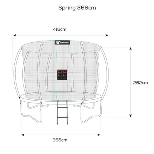 Cornilleau trampolin Spring 366